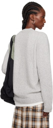 Stone Island Gray 5100053 Crew Neck Sweater