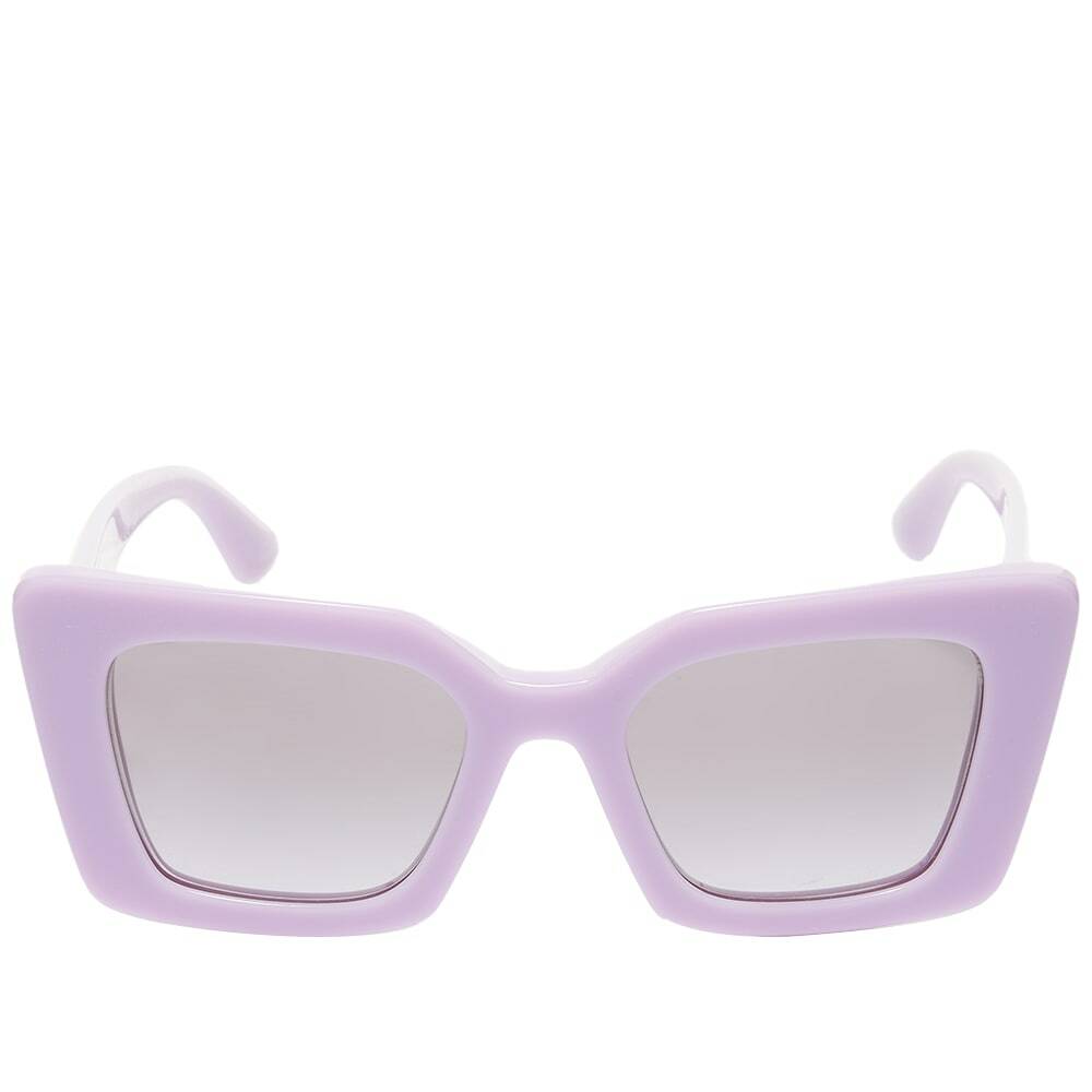 Burberry Square Lilac Sunglasses Vintage Burberry Sunglasses Purple Plaid Frames 125 B 8438/s  main image 3