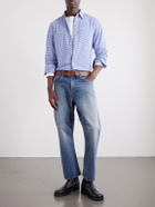 Beams Plus - Straight-Leg Paint-Splattered Jeans - Blue