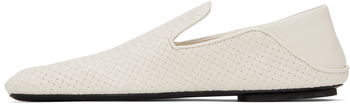 スリッポン BOTTEGA VENETA IVORY LEATHER ADAMO SLIPPERS Bottega Veneta Ivory Leather Adamo Slippers | italist