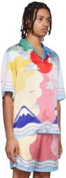Casablanca Multicolor Silk Shirt