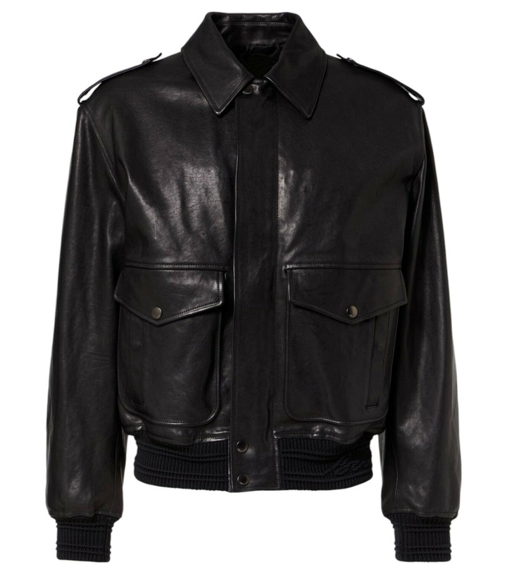 Photo: Burberry Leather bomber jacket