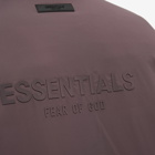 Fear of God ESSENTIALS Men's Nylon Filled Shirt Jacket in Plum