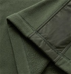 nonnative - Coach Shell-Trimmed Polartec Fleece Sweatshirt - Green