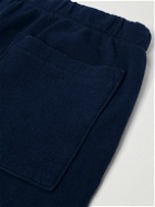 The Elder Statesman - Straight-Leg Cotton and Cashmere-Blend Jersey Sweatpants - Blue