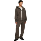 sacai Khaki Cotton Jersey Sweatpants