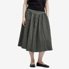 Peachy Den Women's Deba Midi Skirt in Slate Green