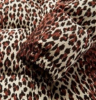Wacko Maria - Leopard-Print Quilted Cotton-Corduroy Down Jacket - Men - Brown