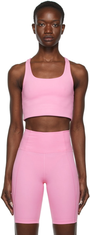 Photo: Girlfriend Collective SSENSE Exclusive Pink Paloma Sports Bra