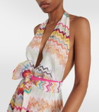 Missoni Mare Zig-zag halterneck jumpsuit