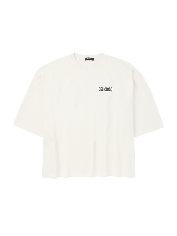 Photo: Willy Chavarria - Taco Shop Buffalo Printed Cotton-Jersey T-Shirt - White