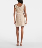 Giambattista Valli Fringed bouclé minidress