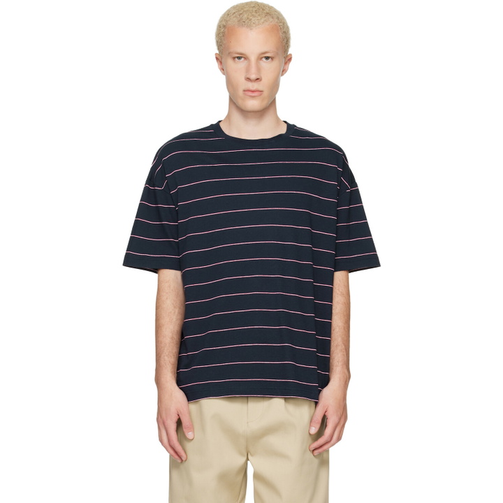 Photo: A.P.C. Navy Jordan T-shirt