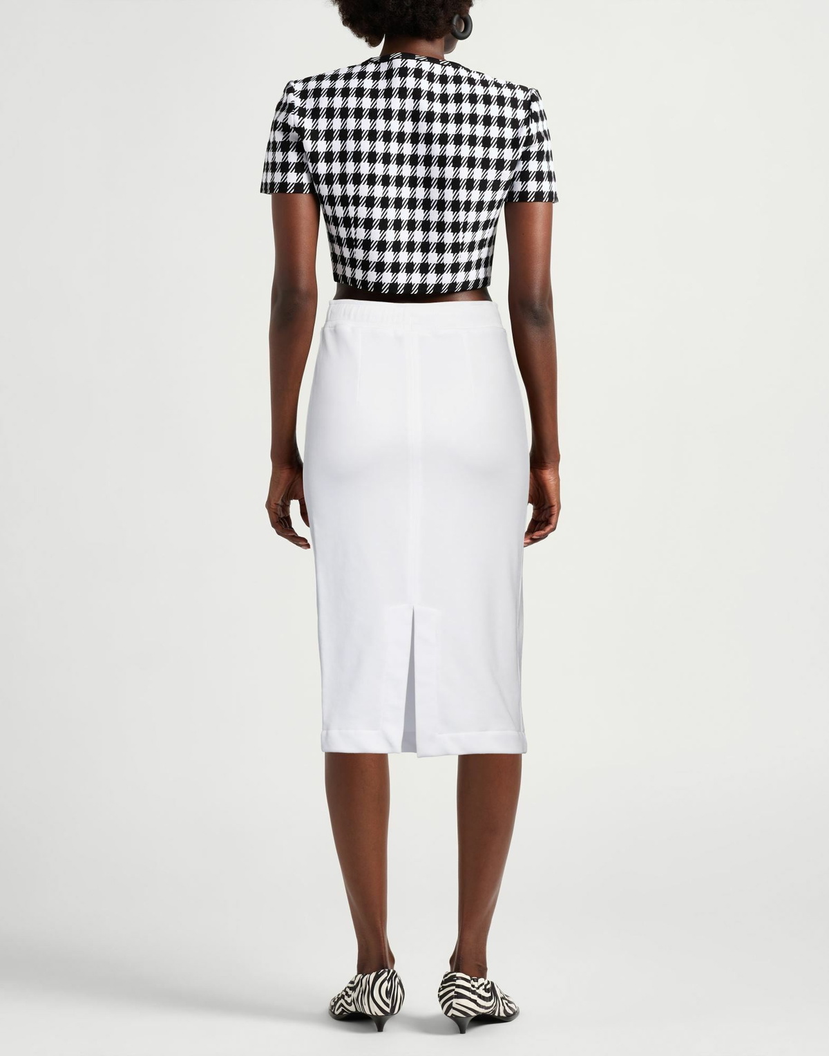 Jijil Womens Midi skirt in White