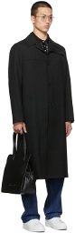 Commission SSENSE Exclusive Wool Curved Flap Coat