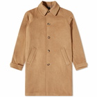 A.P.C. Men's Ethan Overcoat in Camel