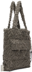Song for the Mute Gray Small Faux-Fur Tote
