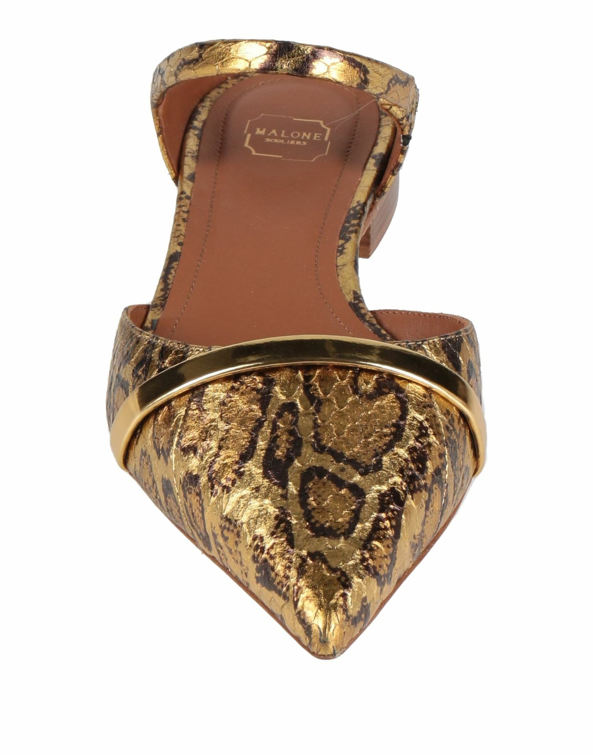 Malone Souliers Womens Mules & Clogs in Gold