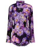 Balenciaga Floral jacquard blouse