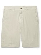 CANALI - Stretch-Cotton Twill Shorts - Neutrals