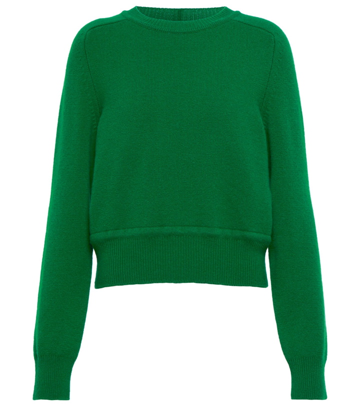 Photo: Victoria Beckham - Open-back cashmere-blend sweater
