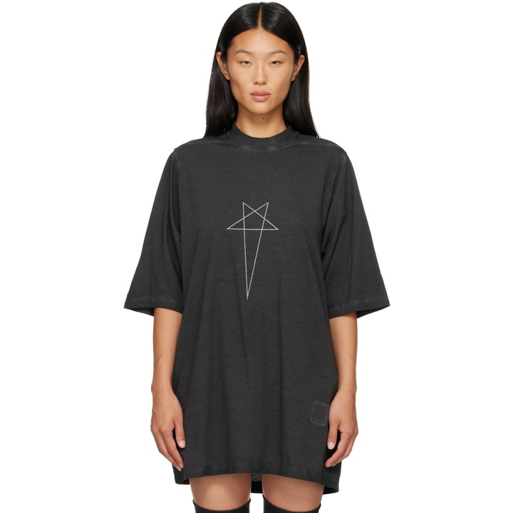 Photo: Rick Owens DRKSHDW Black Tower Jumbo S/S T-shirt