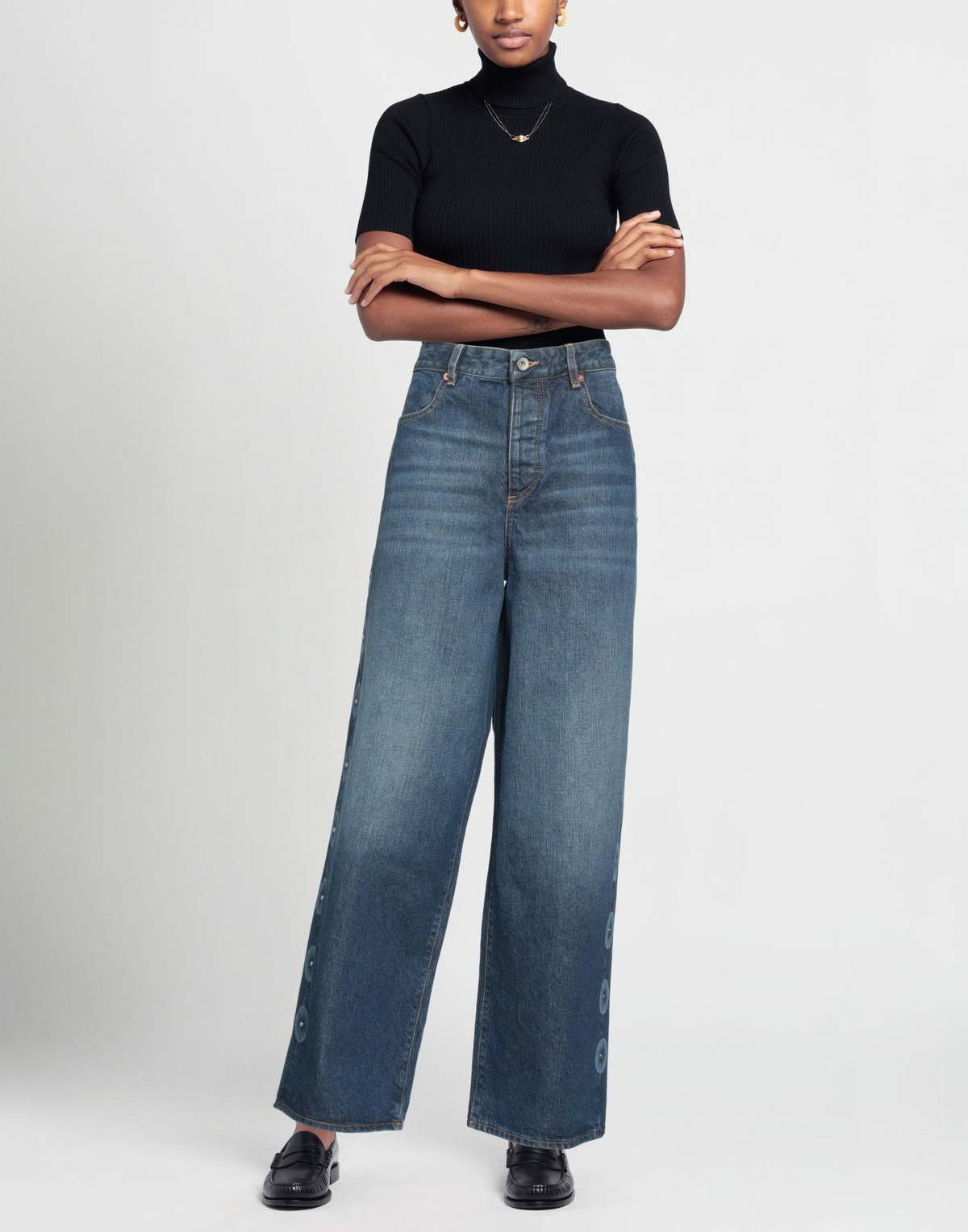 Conner Ives Womens Jeans in Blue
