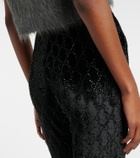Gucci GG embellished chenille leggings