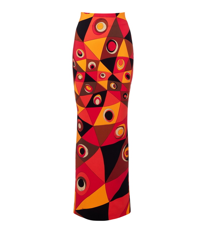 Photo: Pucci Occhi jersey maxi skirt