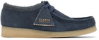 Clarks Originals Navy Wallabee Derbys