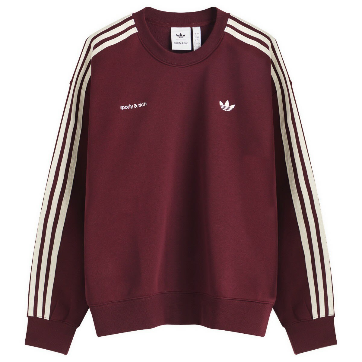 Adidas Women's X Sporty & Rich Sweatshirt in Maroon