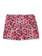 TOM FORD - Floral-Print Slim-Fit Short-Length Swim Shorts - Pink