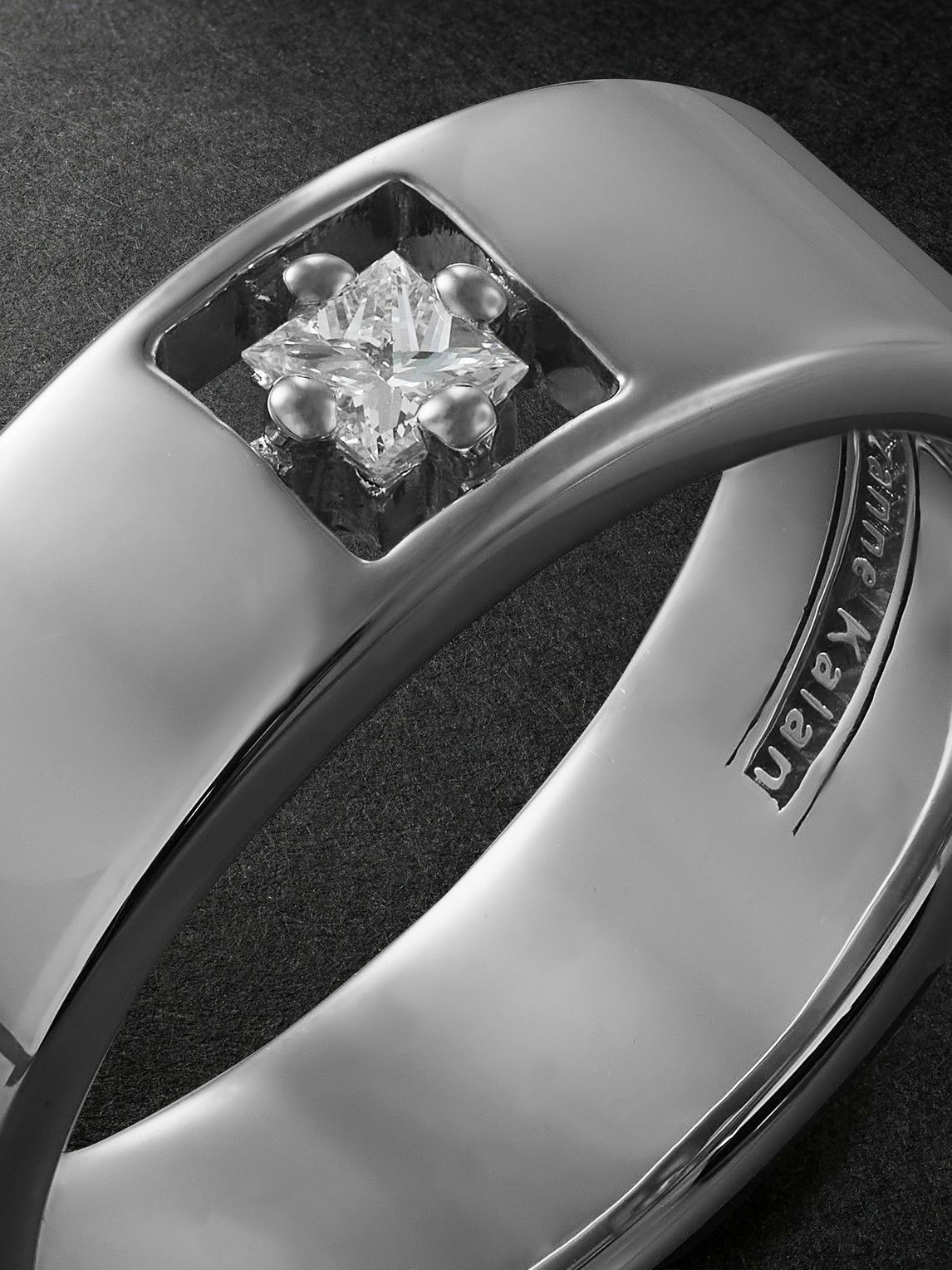 Suzanne Kalan - White Gold Diamond Ring - Silver