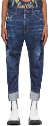 Dsquared2 Blue Combat Jeans
