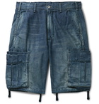 Neighborhood - Denim Cargo Shorts - Blue