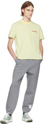 Thom Browne Green & Yellow Stripe T-Shirt