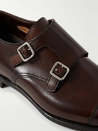 George Cleverley - Thomas Cap-Toe Leather Monk-Strap Shoes - Brown