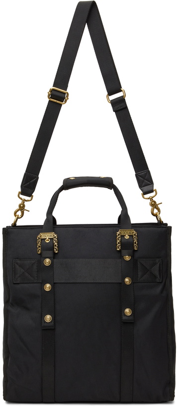 Photo: Versace Jeans Couture Black Nylon Logo Tote