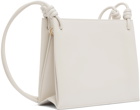 Jil Sander Off-White Calfskin Small Shoulder Bag
