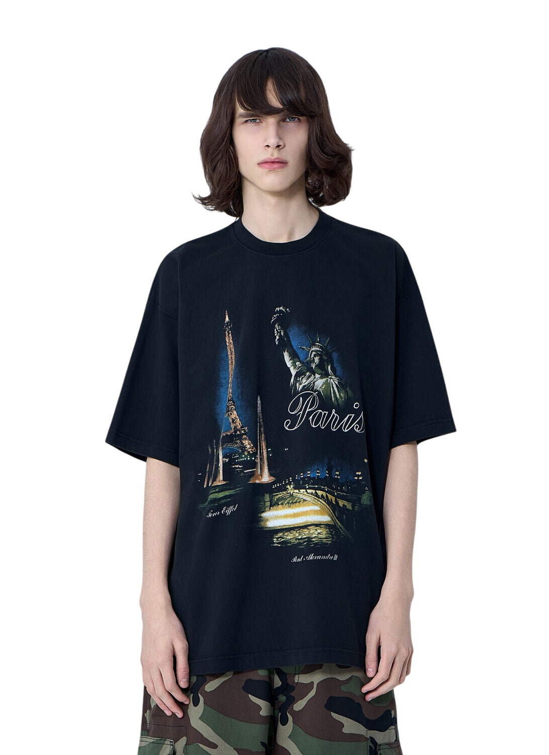 セール！Gosha Rubchinskiy 迷彩 Tシャツ Shop Gosha Rubchinskiy Camo Cotton T-Shirt 