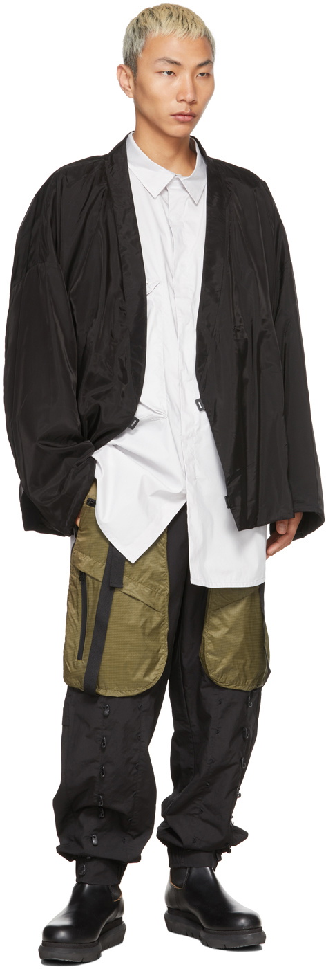 A. A. Spectrum Black Lightweight Mongolian Jacket