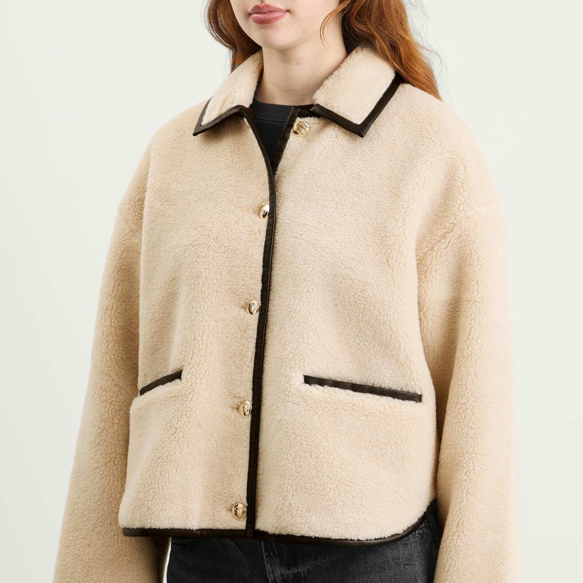 Anine Bing Women's Camden Jacket in Cream