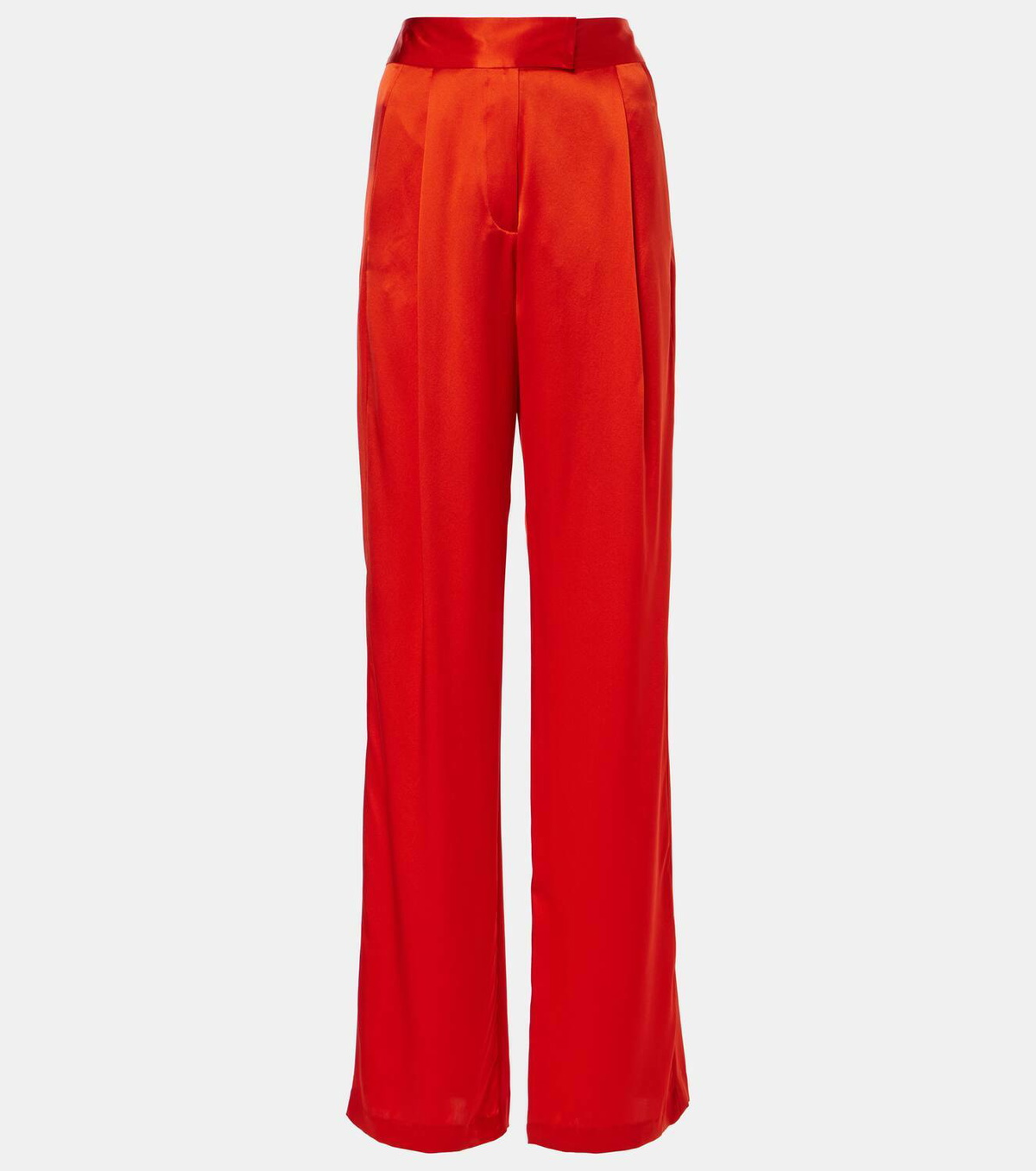 The Sei High-rise silk satin wide-leg pants