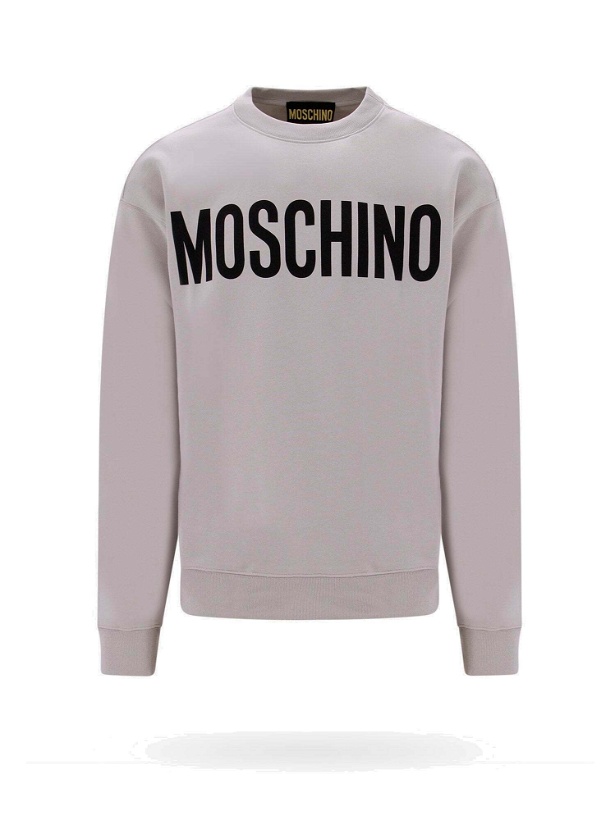 Photo: Moschino   Sweatshirt Grey   Mens