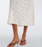 Rixo Sandrine floral cotton midi dress