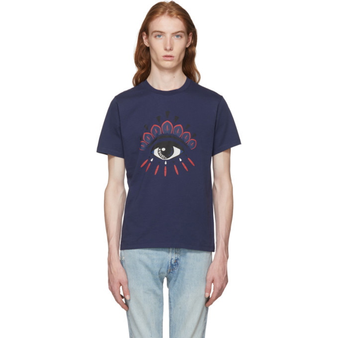 Photo: Kenzo Navy Bleached Eye T-Shirt