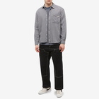 Patta Men's Basic Washed Pocket Long Sleeve T-Shirt in Odyssey Grey