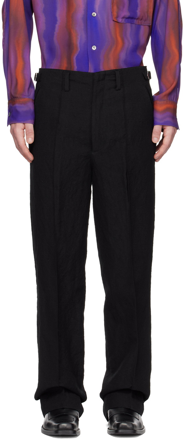 NVRFRGT Black Four-Pocket Trousers