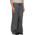 Fear of God ESSENTIALS Gray Pleat Front Drawstring Trousers
