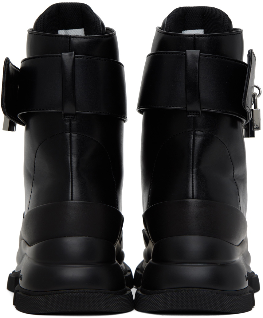 both Black Gao Eva Boots